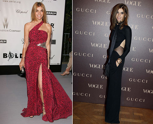 Carine Roitfeld: Gucci Dinner At Italian Embassy - Photocall - PFW Haute Couture S/S 2011