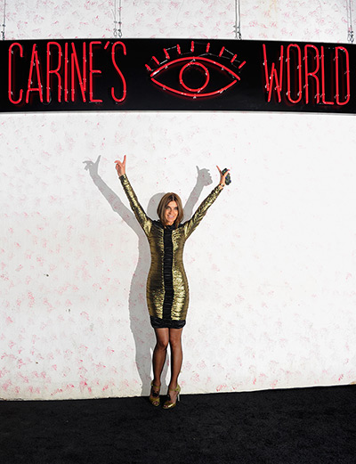 Carine Roitfeld: 2011: Carine Roitfeld arrives at Barneys New York