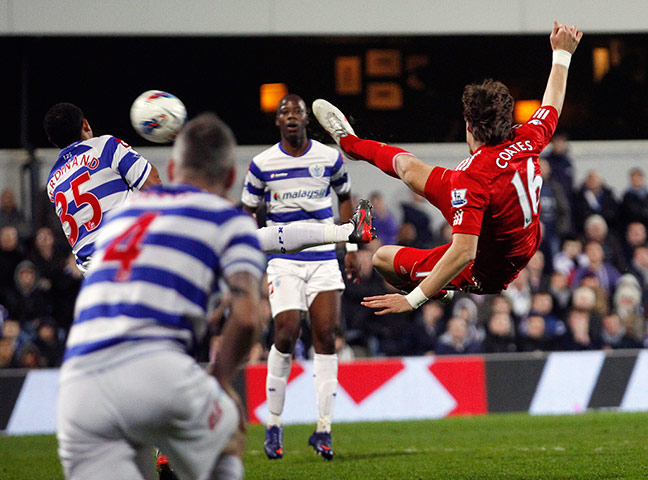 liverpool signings: Sebastien Coates of Liverpool scores his team's first goal against QPR