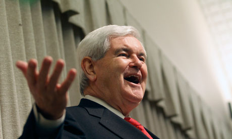 Newt Gingrich campaigns