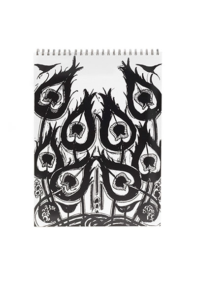 Homes: gatsby: Gatsby: Aubrey Beardsley A3 sketchbook