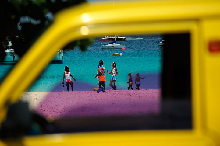 24 hours in pictures: BARBADOS-ECONOMY-TOURISM