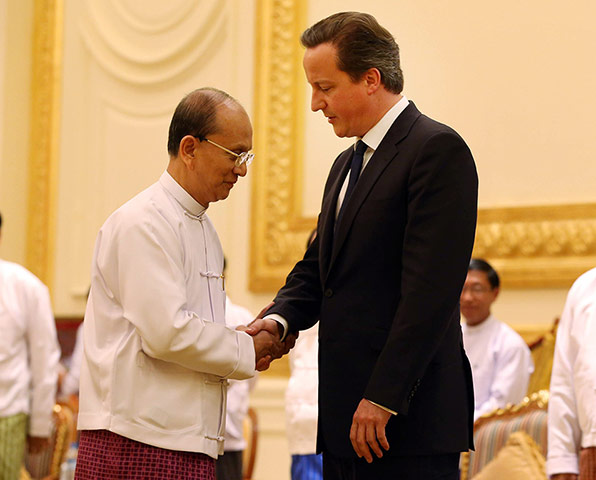 Cameron in Asia: Prime Minister David Cameron Visits Myanmar