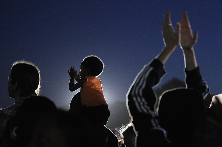 Trayvon Martin: A rally for Trayvon Martin in Florida