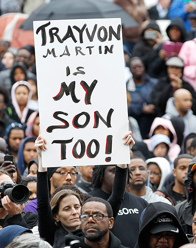 Trayvon Martin: A rally for Trayvon Martin In Washington