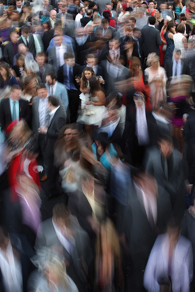 horsies: Racegoers Enjoy Ladies Day At Aintree