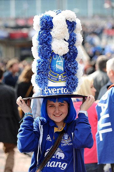 fa cup semi: Everton fan ahead of the FA Cup Semi-Final