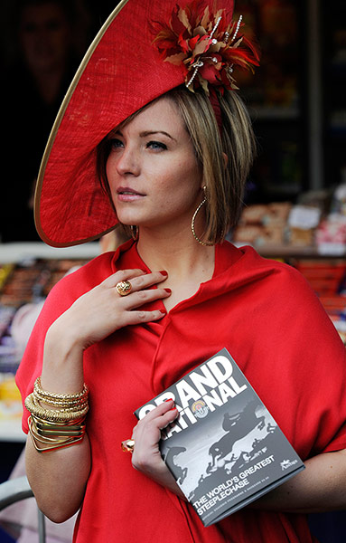 National: Smartly dressed lady racegoer