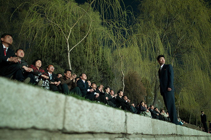 24 hours in pictures: fireworks display to mark 100 years since the birth of Kim Il-Sung