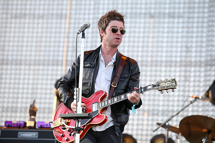 Coachella days 2 and 3: Noel Gallagher with his band Noel Gallagher's High Flying Birds