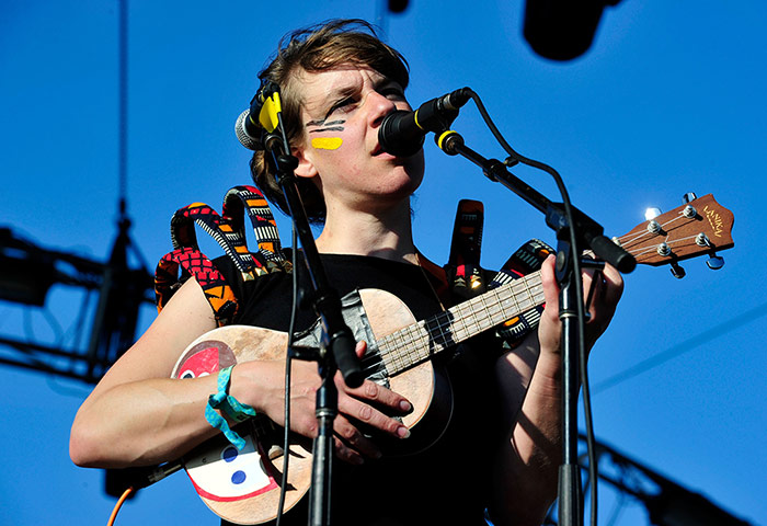 Coachella days 2 and 3: Merrill Garbus of the band the Tune-Yards