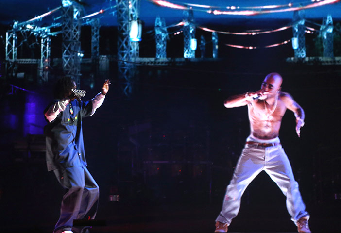 Coachella days 2 and 3: Snoop Dogg performs with a hologram of the late Tupac Shakur 