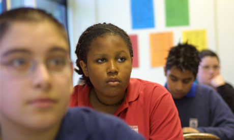 Students in maths class in Bradford college