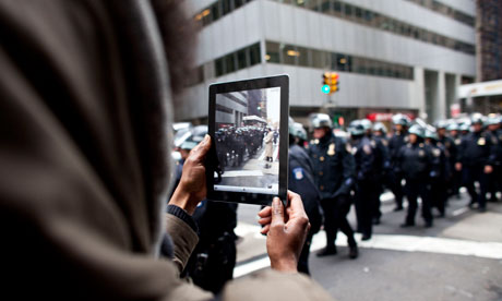 Occupy Wall Street march, New York City, 17/11/11