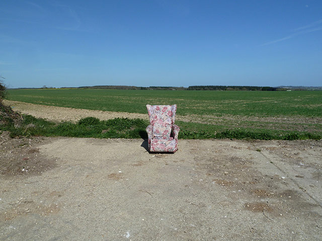 Your Pictures: Your pictures: solitray armchair in a field