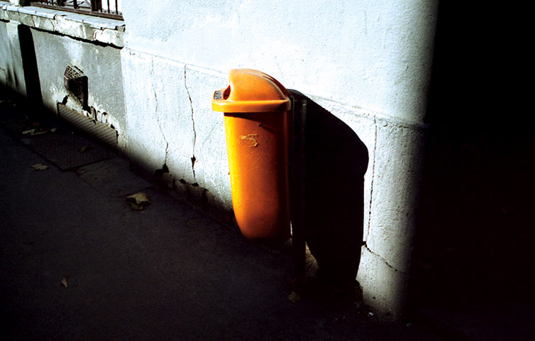 Your Pictures: Your Pictures: orange rubbish bin