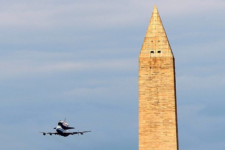 Space Shuttle: Space Shuttle Discovery Arrives In DC Area
