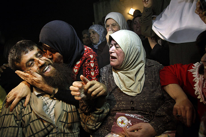 News pictures of the day: Palestinian Khader Adnan is released from prison