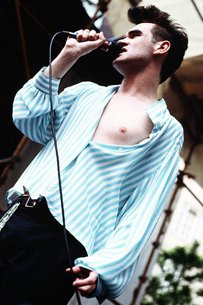 Gay Icons: Morrissey on stage