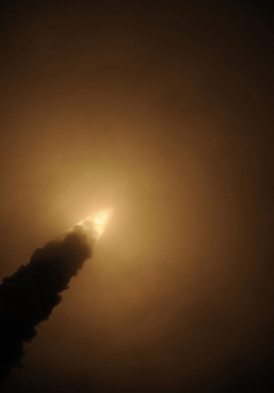 A month in space:  Ariane 5 liftoff with the Automated Transfer Vehicle