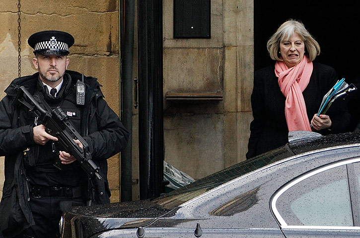 Picture Desk Live: Home Secretary Theresa May leaves Parliament 