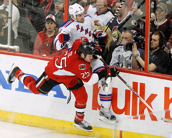 NHL playoffs: Ottawa Senators New York Rangers
