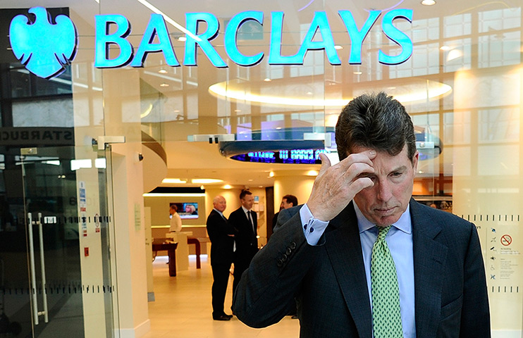 Week in Business: Barclays Plc President Diamond waits to pose for photographs