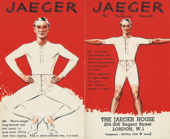 Week in Business: Jaeger for National Health 1940s poster showing underwear