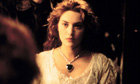 Kate Winslet in a still from the film Titanic