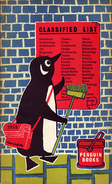 John Griffiths: John Griffiths's Penguin Classified List from 1958