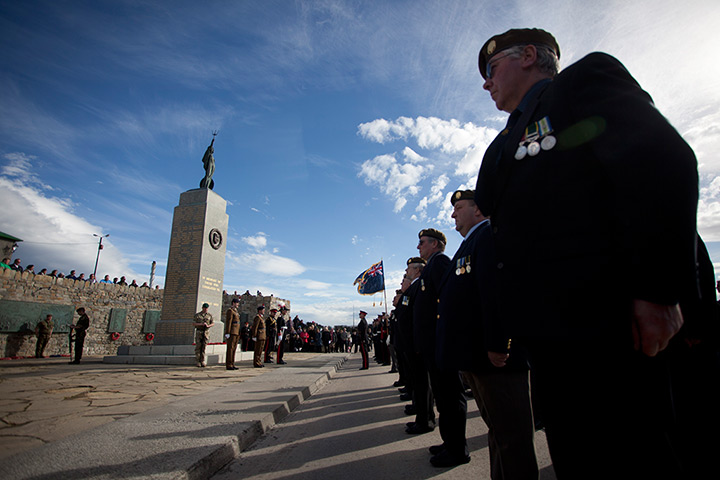 Falklands anniversary: Veterans attend the commemoration of the 30th anniversary