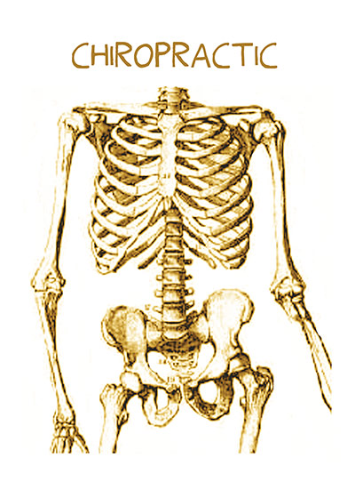 Graphic Novel: chiropractic title page.