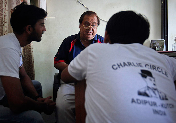 From the Agencies: Ashok Aswani speaks to members of the fan club inside his clinic