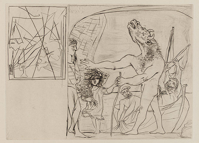 Picasso: Picasso print from the Vollard Suite