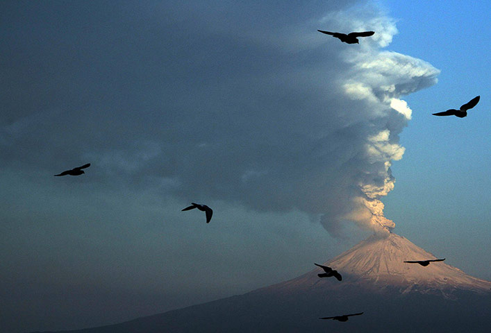 Popocatepetl volcano: Popocatepetl volcano