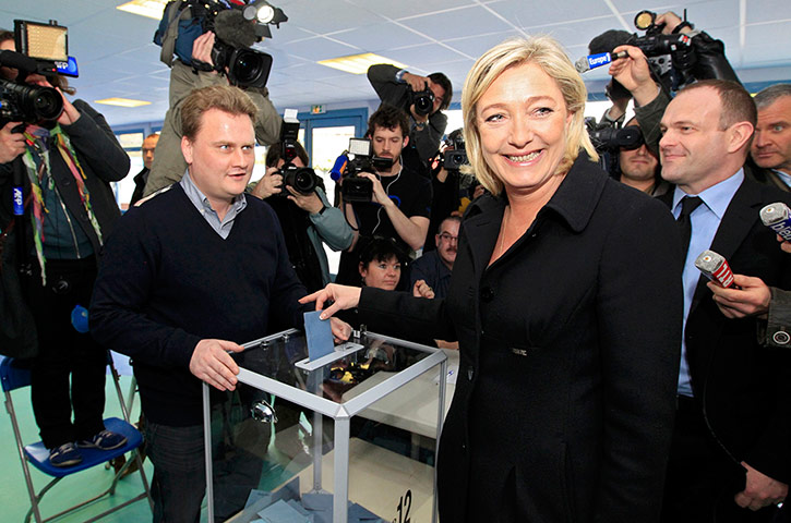 French elections: Marine Le Pen, candidate for the far right National Front Party