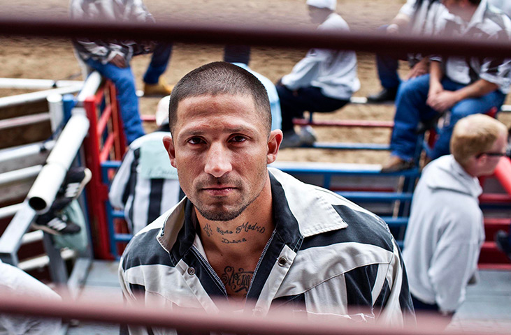 24 hours: Angola, Louisiana, US: An inmate poses before the Angola Rodeo