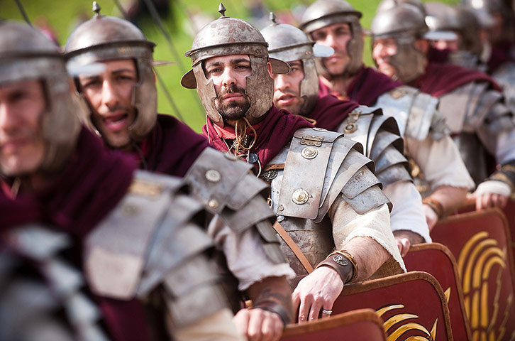 Rome birthday parade: Rome commemoraration parade