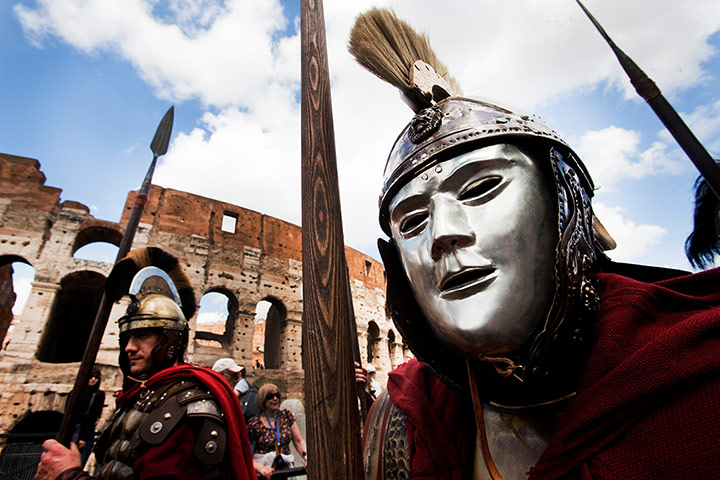 Rome birthday parade: Rome commemoraration parade