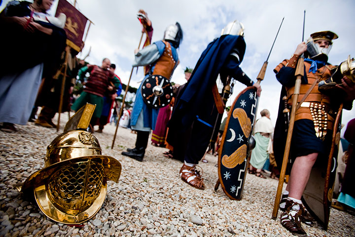 Rome birthday parade: Rome commemoraration parade