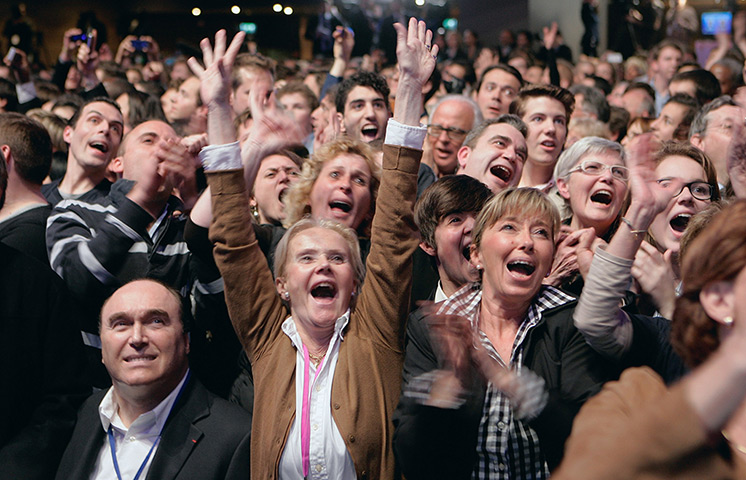 24 hours in pictures: UMP Party Awaiting For Election Results
