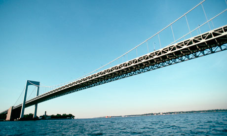 Throggs Neck Bridge over East River