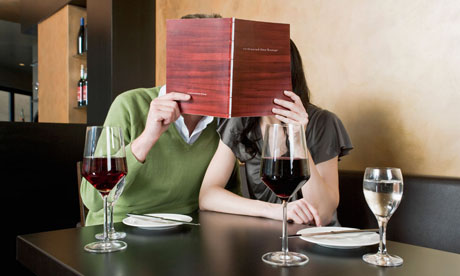 Reading a wine list
