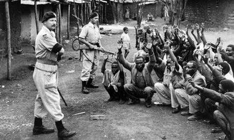 Mau Mau round-up, Kenya 1954