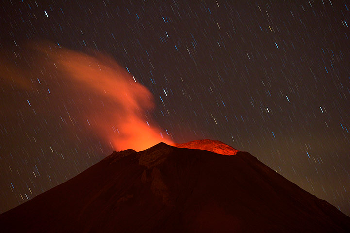 Picture desk live: Popocatepetl volcano