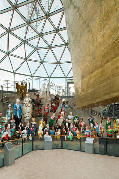 Cutty Sark: Figureheads on display in the new Cutty Sark museum