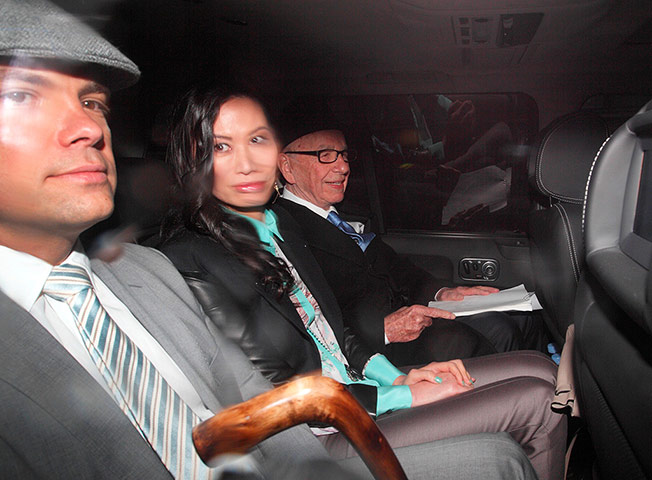 Picture desk live: Rupert Murdoch leaves home for the Leveson Inquiry