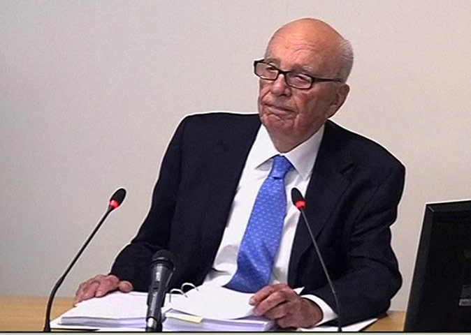 Picture desk live: Rupert Murdoch delivers his evidence at the Leveson Inquiry