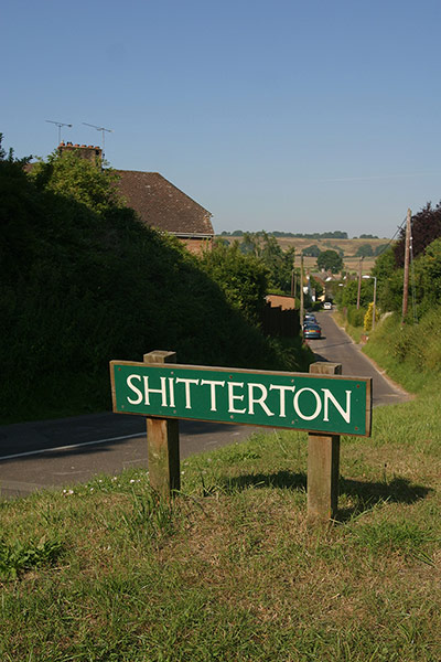 silly names: Shitterton near Bere Regis in Dorset