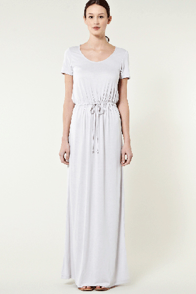 Hijab friendly fashion: hijab friendly fashion white maxi dress